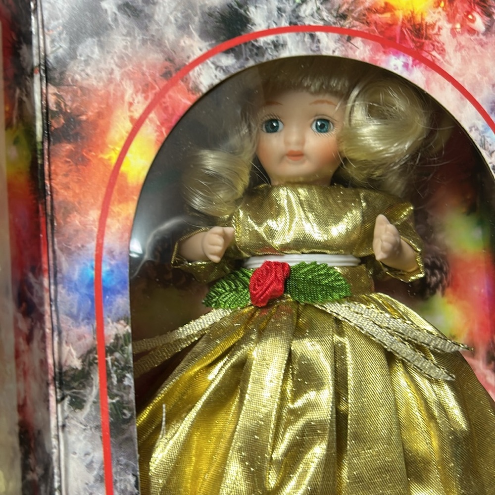 Christmas Greeting Card Doll